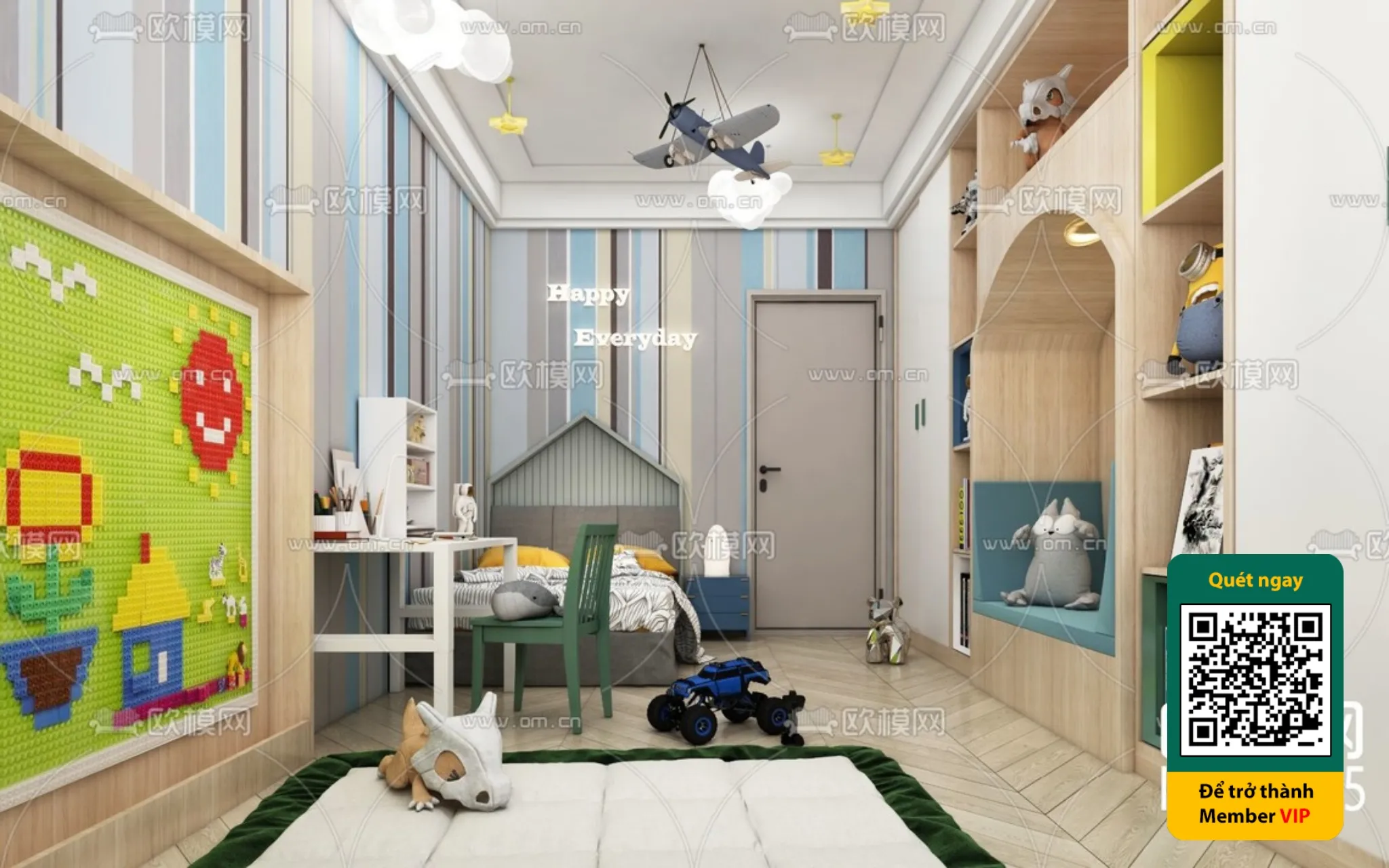 CHILDROOM SETS - VRAY / CORONA - 3D MODEL - 5872