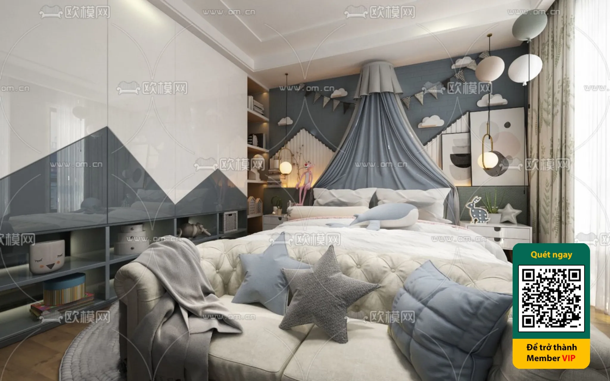 CHILDROOM SETS - VRAY / CORONA - 3D MODEL - 5879