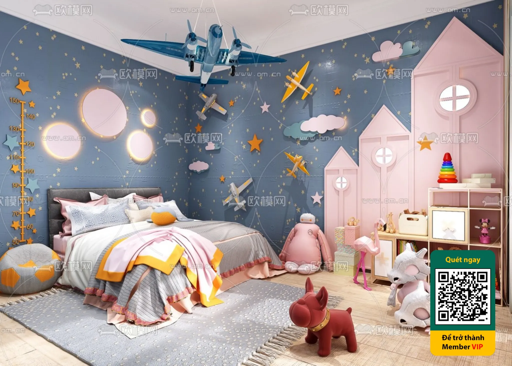 CHILDROOM SETS - VRAY / CORONA - 3D MODEL - 5882