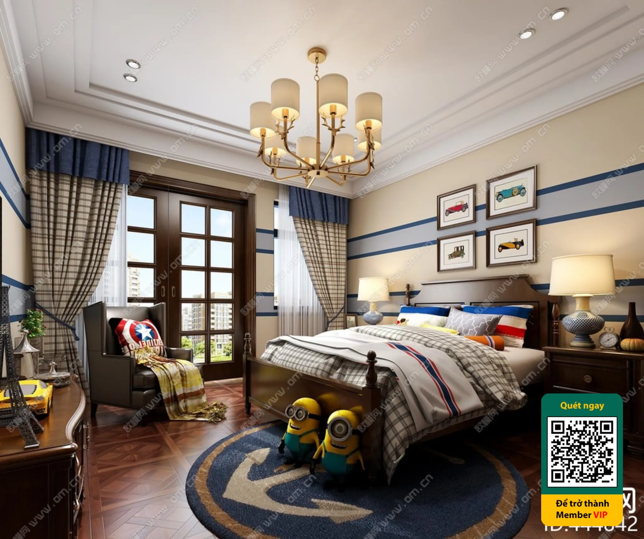 CHILDROOM SETS - VRAY / CORONA - 3D MODEL - 5884