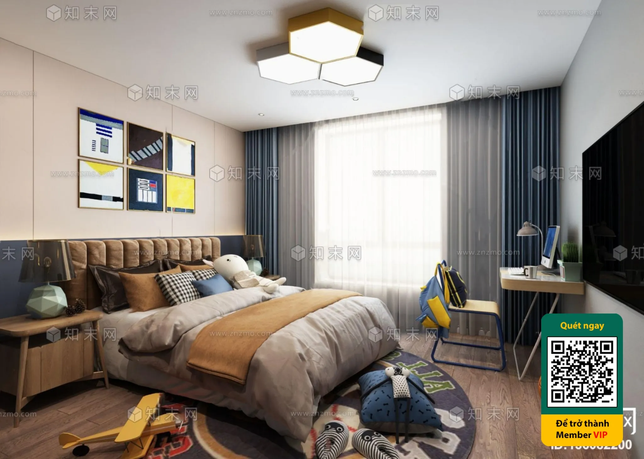 CHILDROOM SETS - VRAY / CORONA - 3D MODEL - 5886