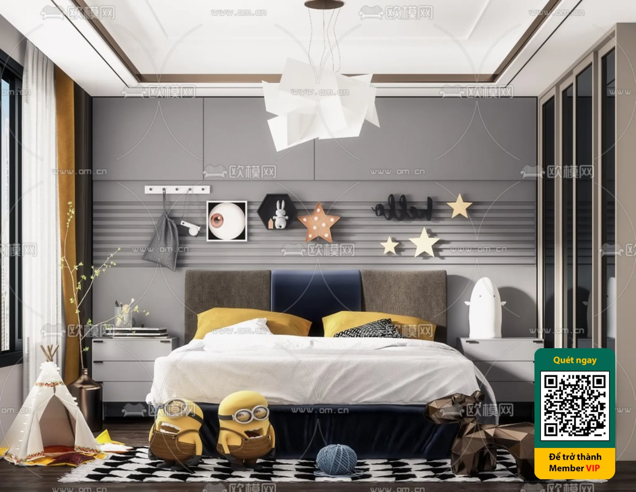 CHILDROOM SETS - VRAY / CORONA - 3D MODEL - 5887