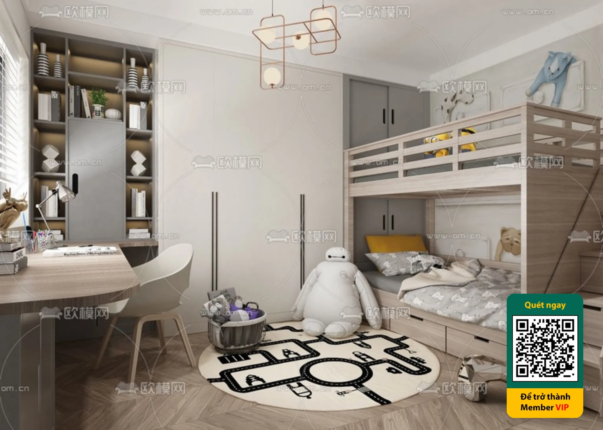 CHILDROOM SETS - VRAY / CORONA - 3D MODEL - 5893