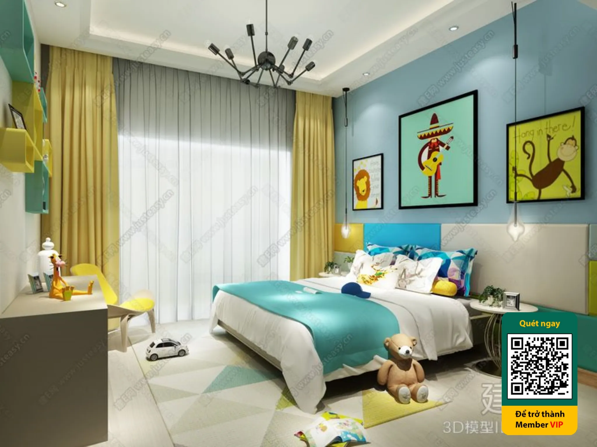 CHILDROOM SETS - VRAY / CORONA - 3D MODEL - 5904