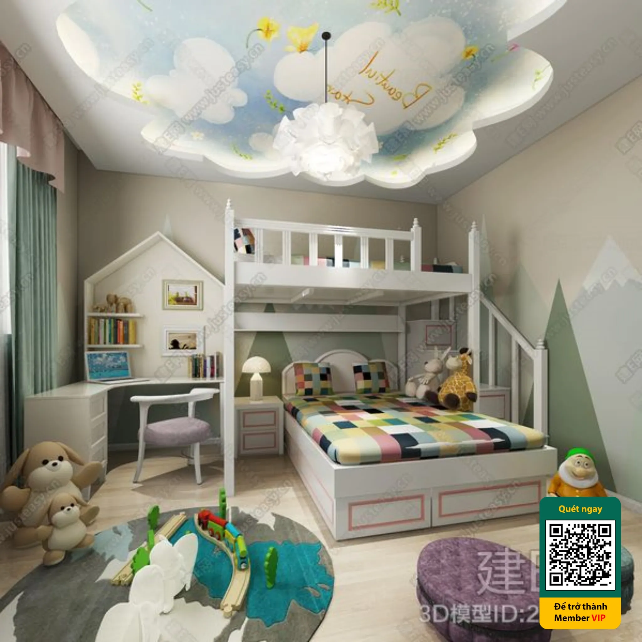 CHILDROOM SETS - VRAY / CORONA - 3D MODEL - 5911