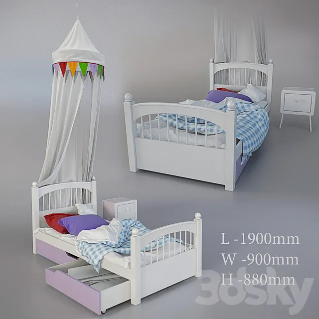 Child's bed 3DModel
