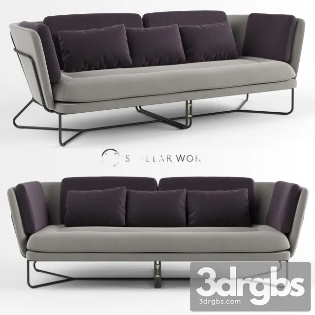 Chillax Sofa 01 3D Model Free