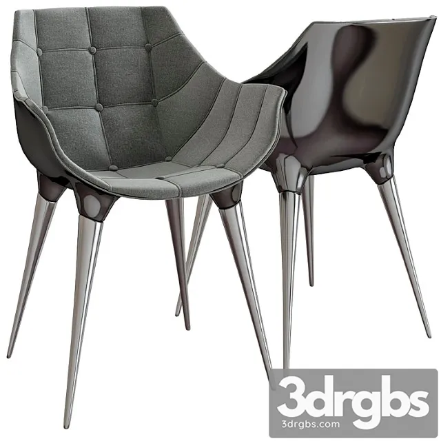 China Cassina Fiberglass Diana Armchair 3D Model Free