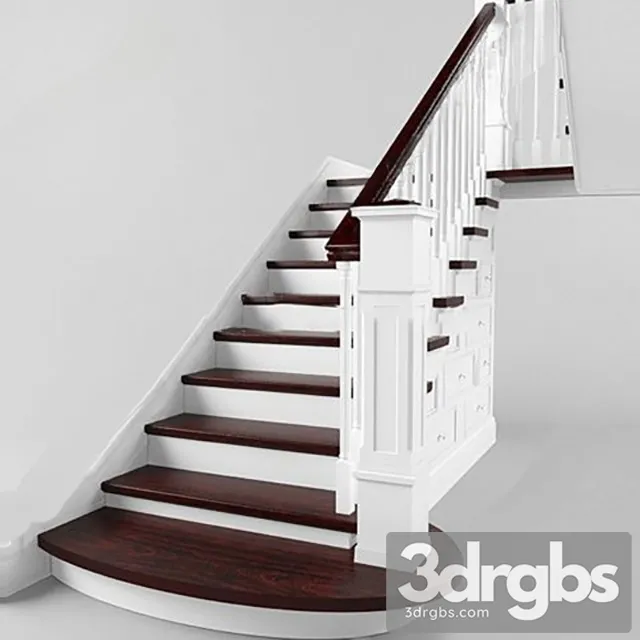 China Stair 23 3D Model Free