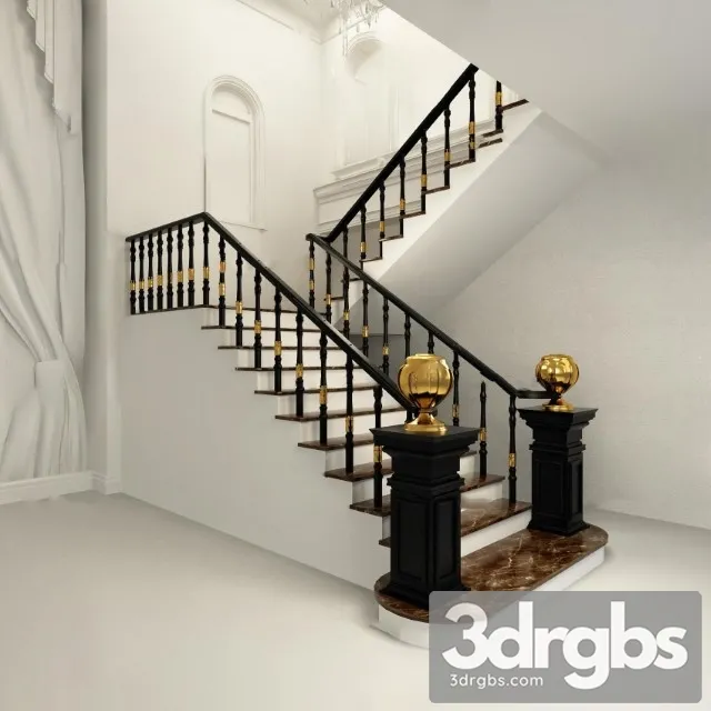 China Stair 33 3D Model Free