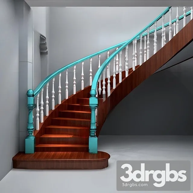 China Stair 36 3D Model Free