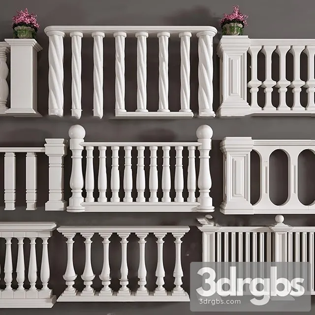 China Stair 38 3D Model Free