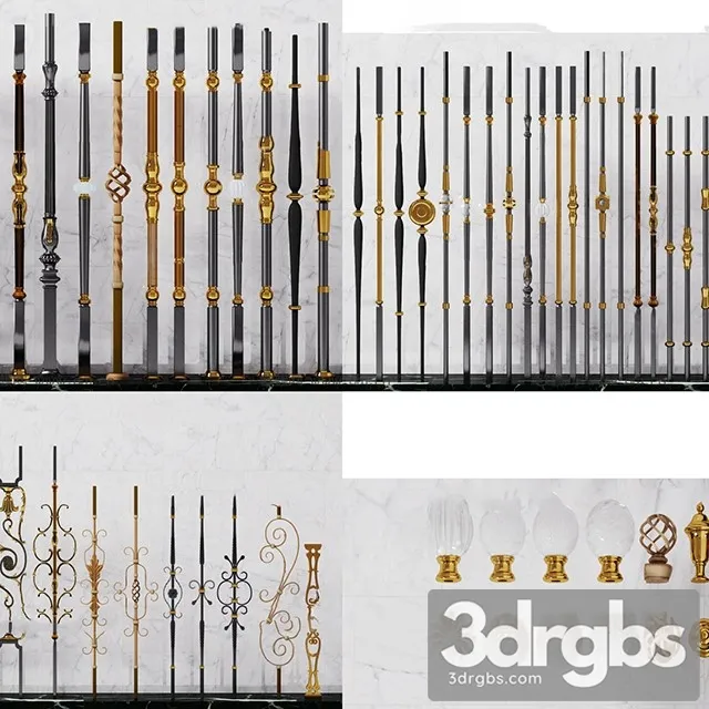 China Stair 41 3D Model Free