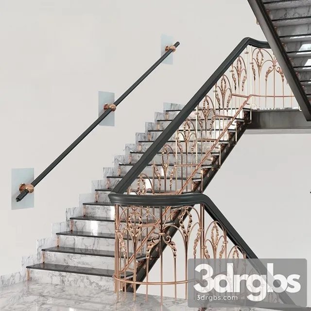 China Stair 42 3D Model Free