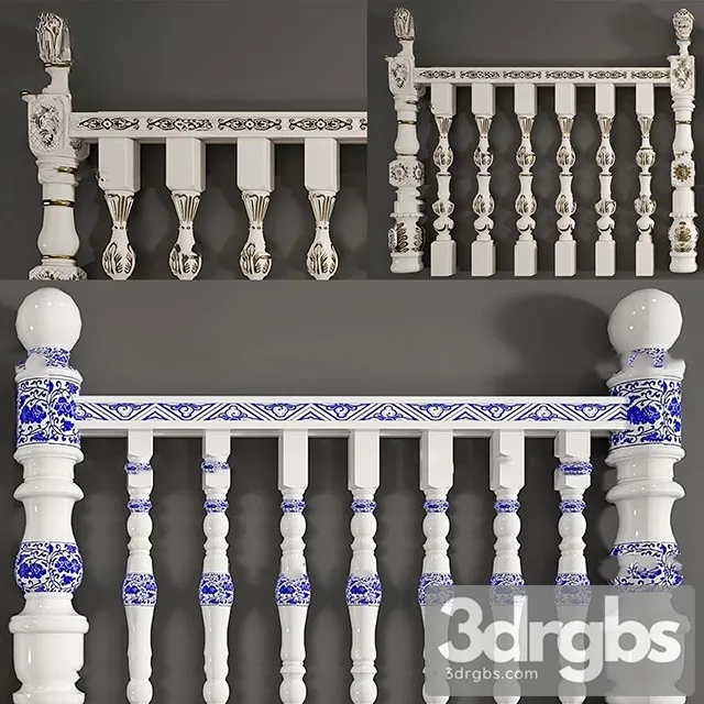 China Stair 47 3D Model Free