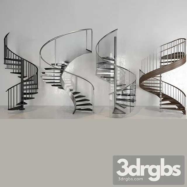 China Stair 50 3D Model Free