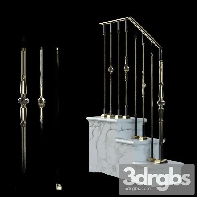 China Stair 55 3D Model Free