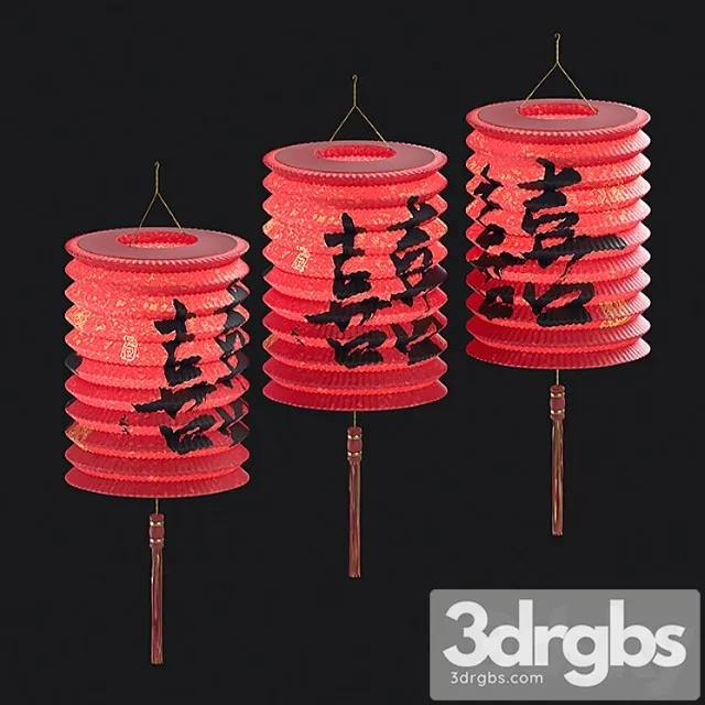 Chinese Lantern 2 Kitaiskii Fonar 2 2 3D Model Free