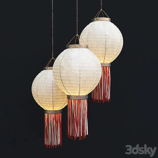 Chinese lantern 3D Model
