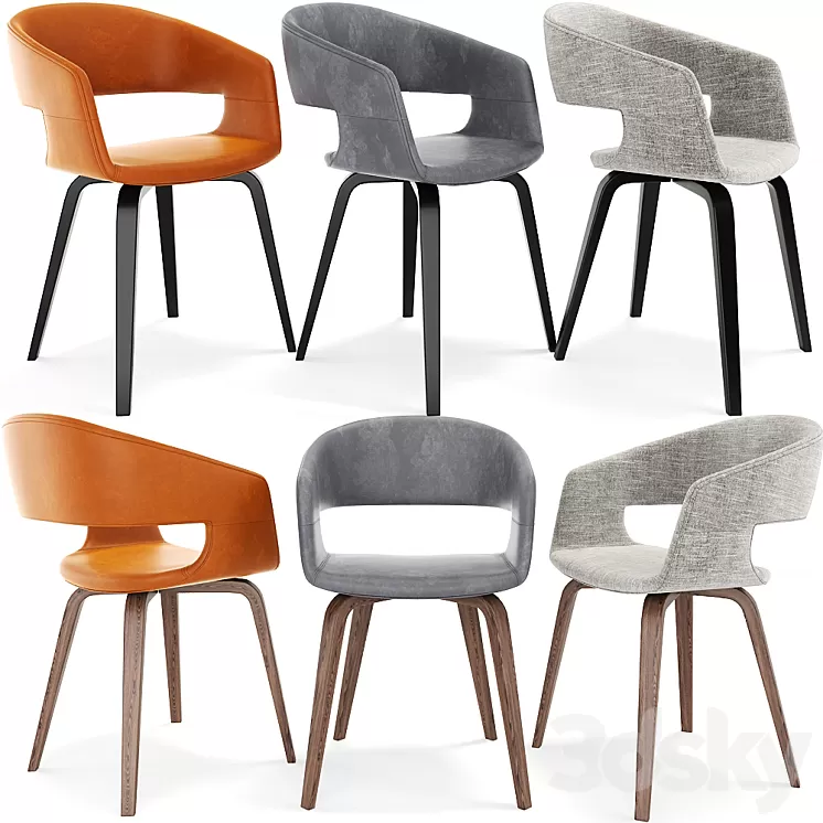 Chino Arm Chair 3D Model