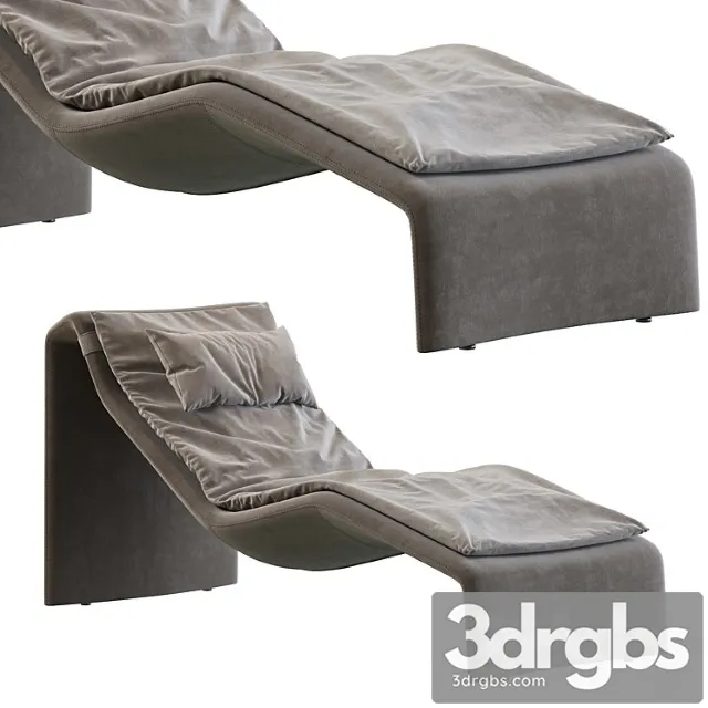 Chiron bugatti home chaise lounger 2 3D Model Free