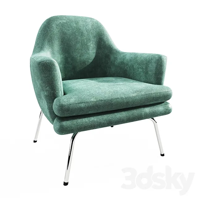Chloe arm chair 3DModel