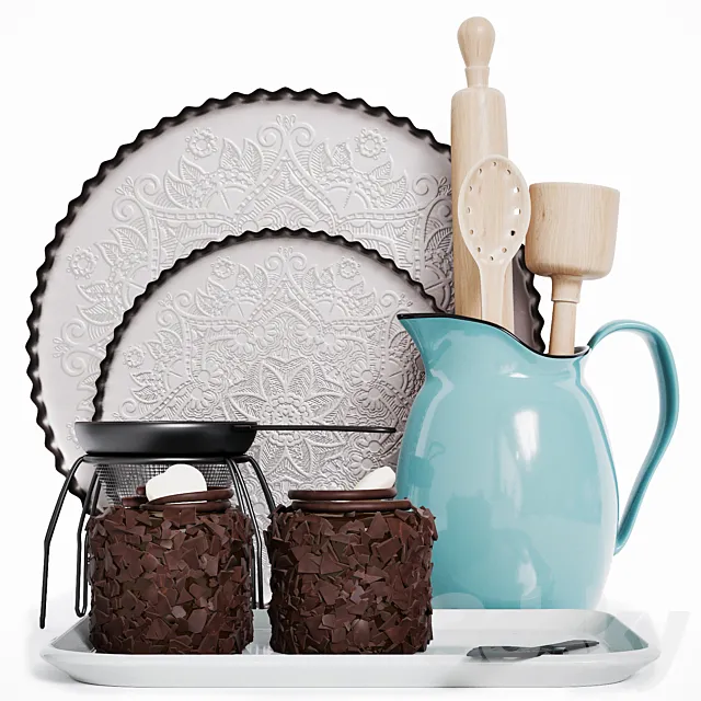 Chocolate cakes 3DModel