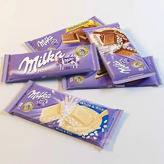 Chocolate Milka 3DModel