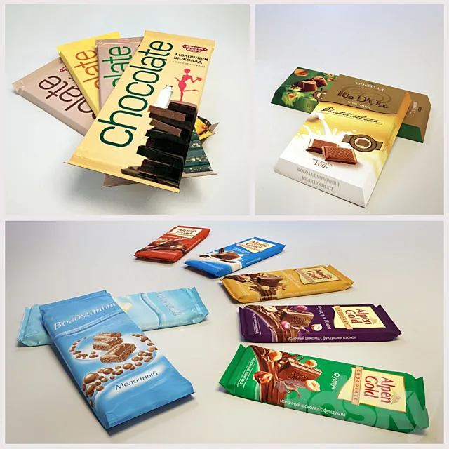 Chocolates 3D Model