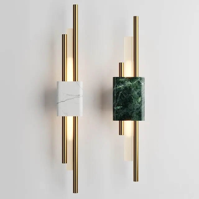 Chord wall lamp 3D Model