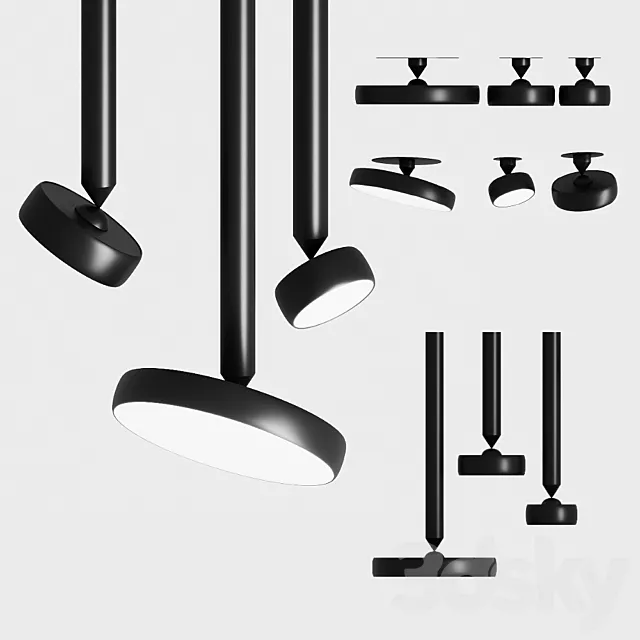 CHORS Myco ON Myco IN Ceiling Pendant 3D Model