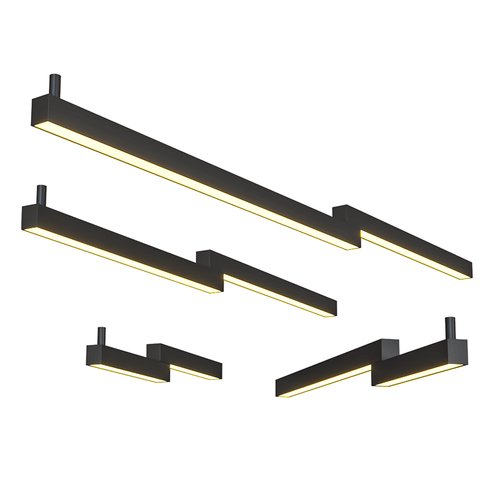 Chors - Surface mounted lamp Thiny Snake On 3D Model