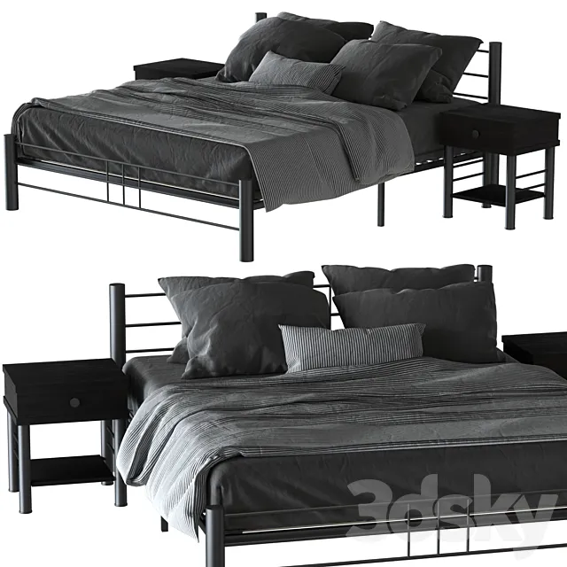 Chris metal bed 3DModel