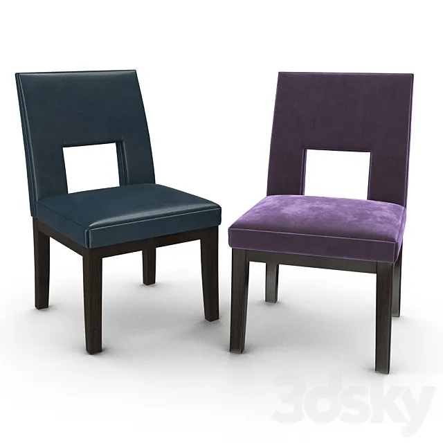 Christian Liaigre Velin Chair 3D Model