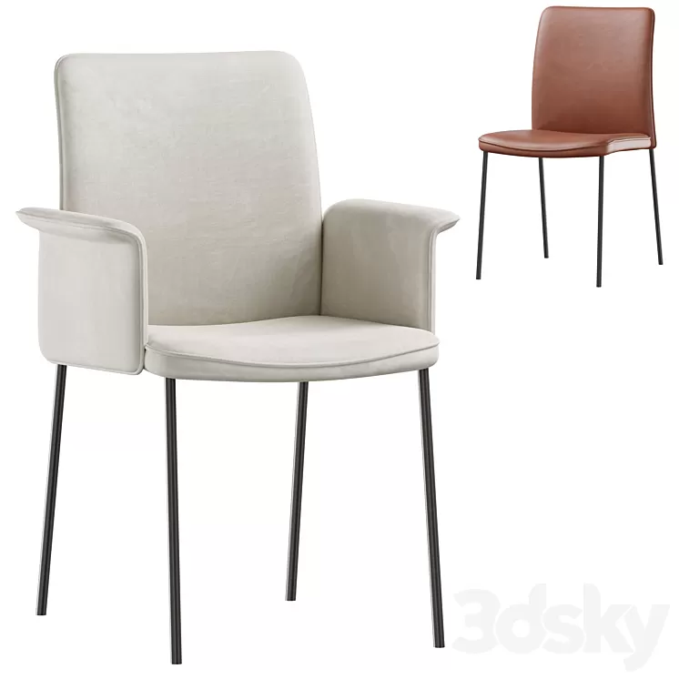 Christine Kroencke Jaro 200 dining chair 3D Model Free