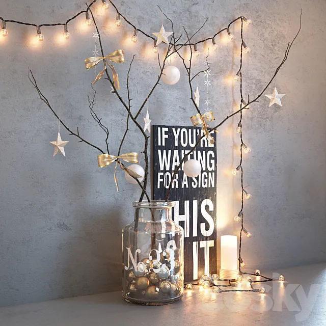 Christmas decor 3DModel