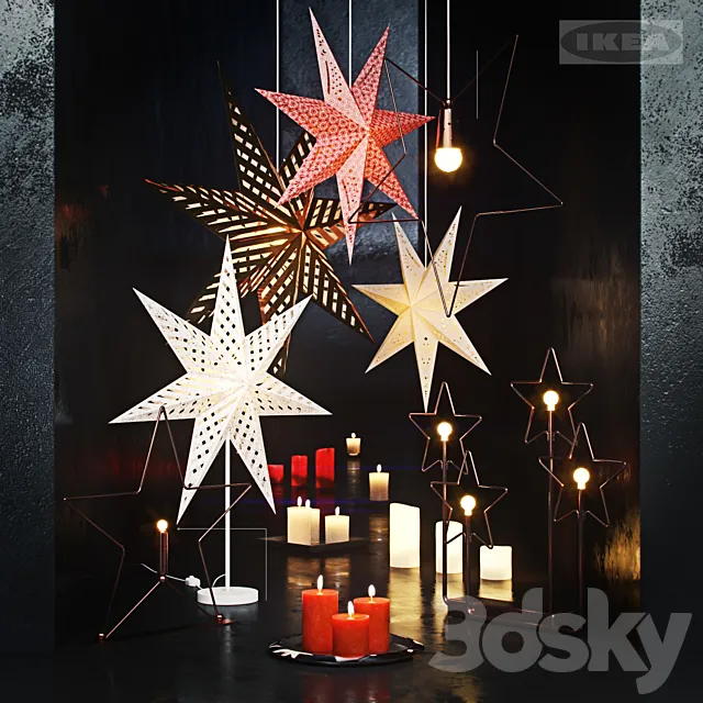 Christmas decorations 3DModel