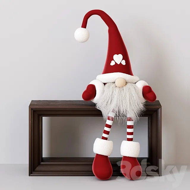 Christmas gnome 3D Model