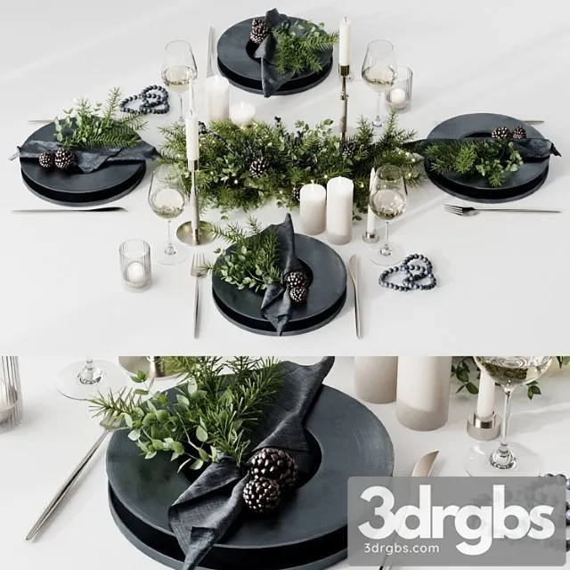 Christmas Servirovka8 3D Model Free