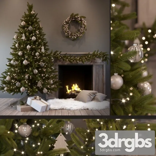 Christmas Set 3D Model Free