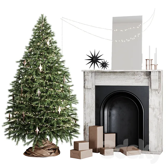 Christmas tree 03 3D Model