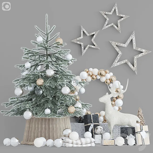 Christmas Tree 15. Corona 3D Model