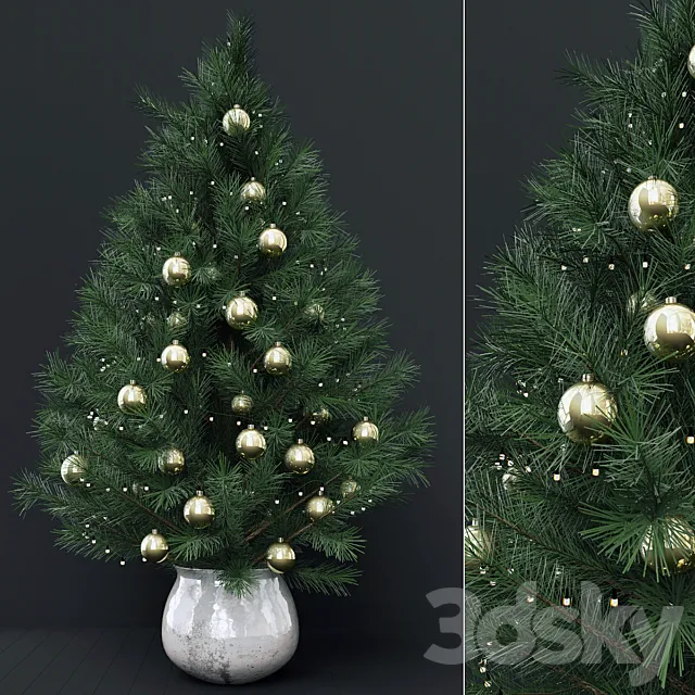 Christmas tree 2 3D Model