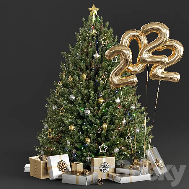 Christmas tree 3D Model