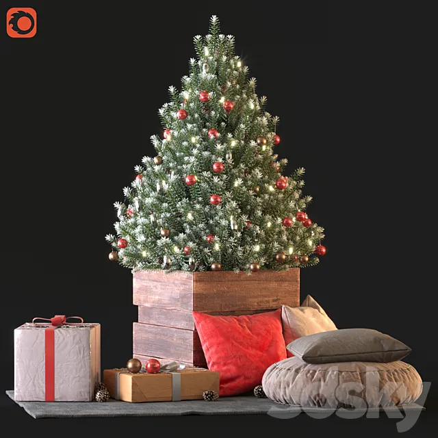 Christmas tree 3D Model