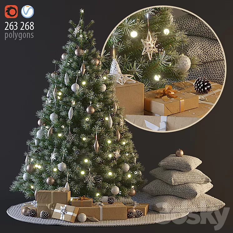 Christmas tree 3D Model