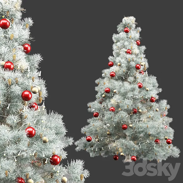 Christmas tree 3D Model Free
