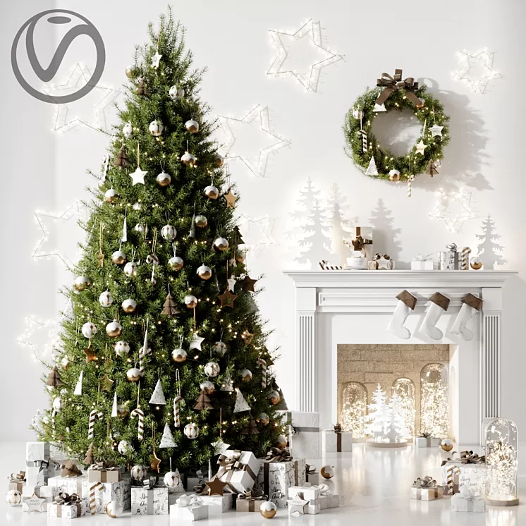 Christmas tree 4 3D Model