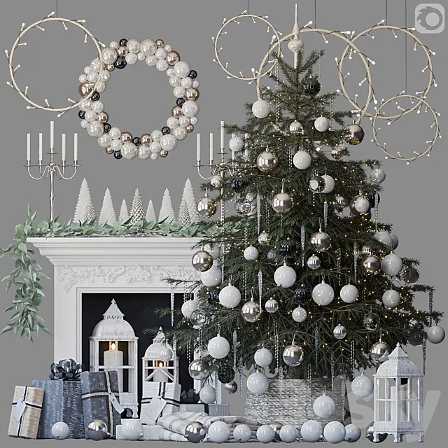 Christmas tree 9. Corona 3DModel