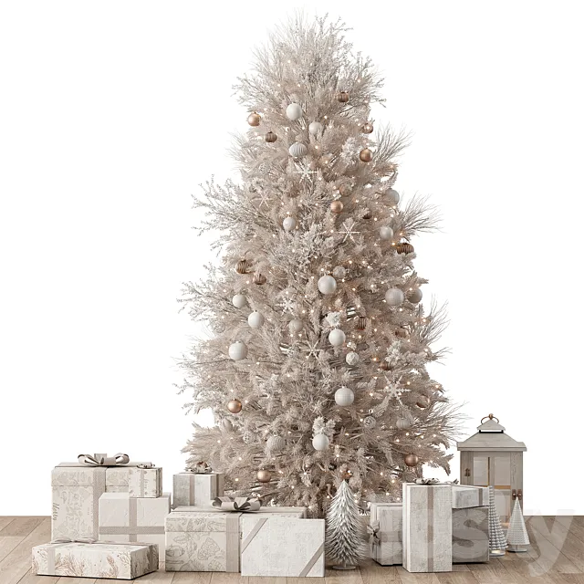Christmas Tree and Decoration 43 3D Model